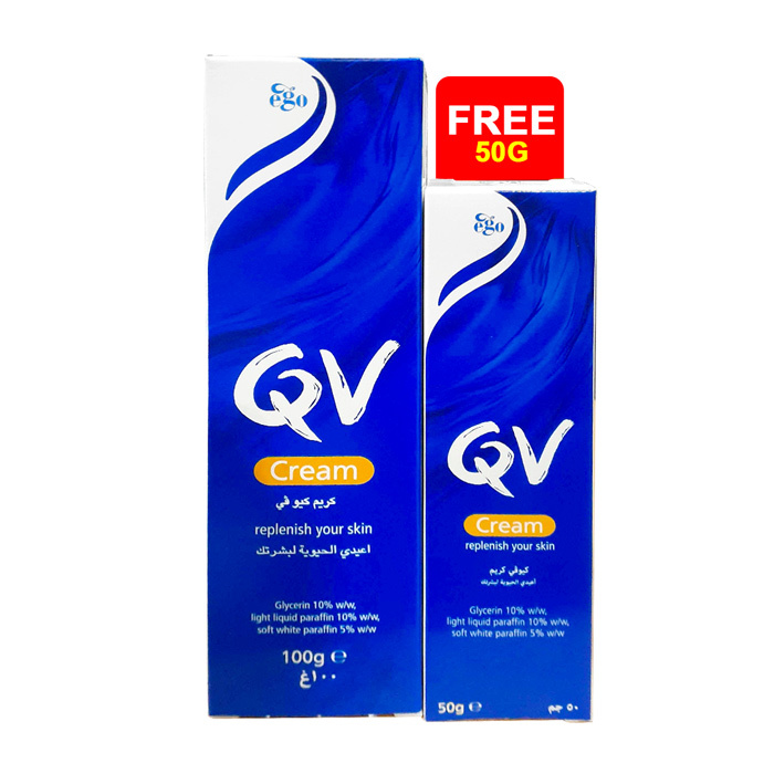 Buy Qv Cream 100g + 50g Free Combo Pack online at best price in the UAE